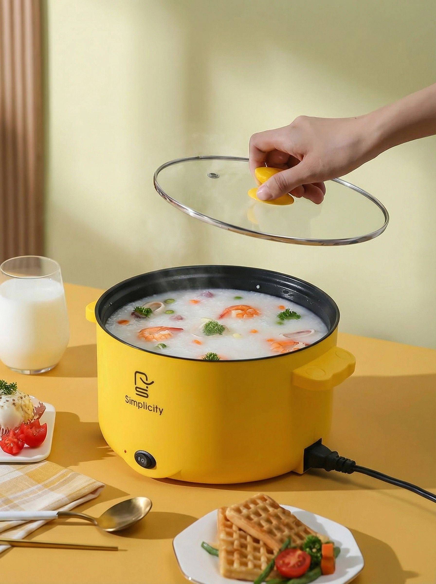 Istalgan trudagi ovqatlarni pishirish uchun mini elektron qozon – 2