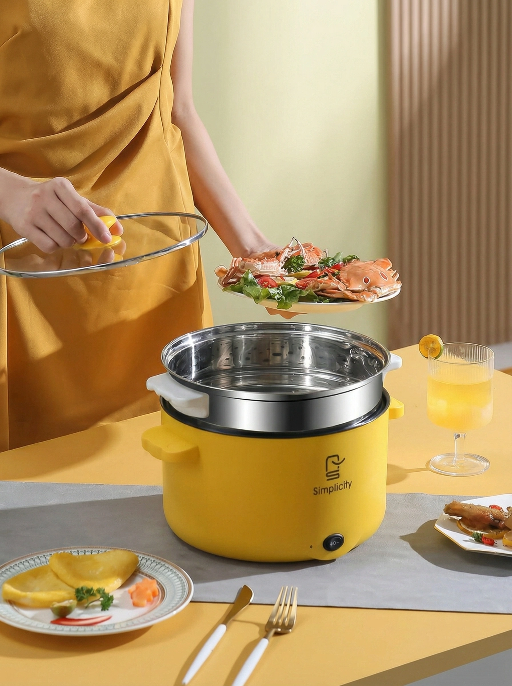 Istalgan trudagi ovqatlarni pishirish uchun mini elektron qozon – 4